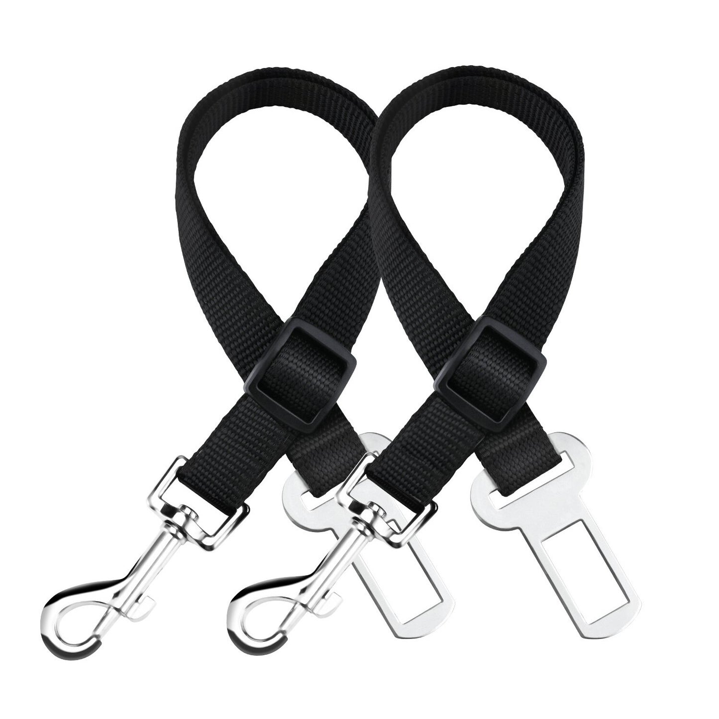 Tail Secure Adjustable Pet Seat Belt - 2 Pack