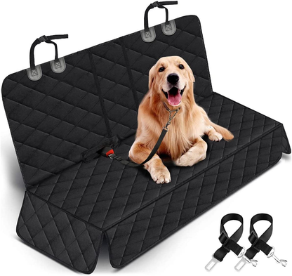 TailSecure Non-slip Car Seat Cover Pet Seatbelt Bundle