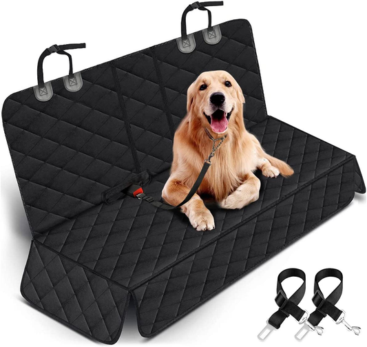 TailSecure Non-slip Car Seat Cover Pet Seatbelt Bundle